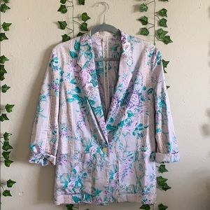 Floral Blazer